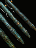 EDC Bolt Action Brass Pen With Shipwreck Patina -Large Inkpen Ballpen