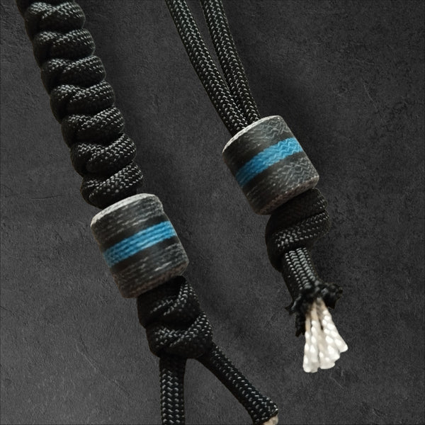 Paracord Lanyard with Micarta Bead -Large