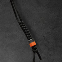 Paracord Lanyard with Micarta Bead -Large