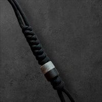 Paracord Lanyard with Micarta Bead -Large