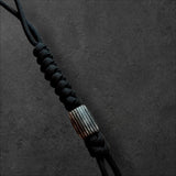 Paracord Lanyard with Micarta Bead -Large