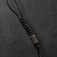 Paracord Lanyard with Micarta Bead -Large