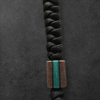 Paracord Lanyard with Micarta Bead -Large